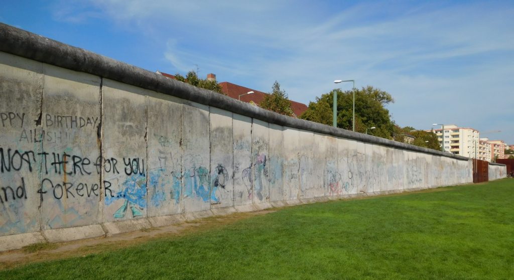 The remains of the Berlin wall