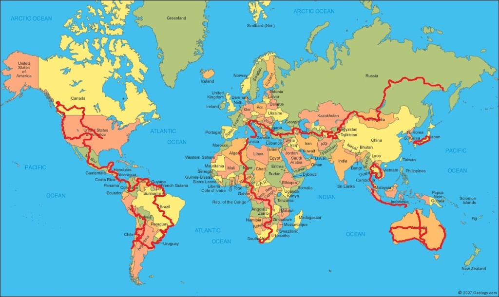 past travels