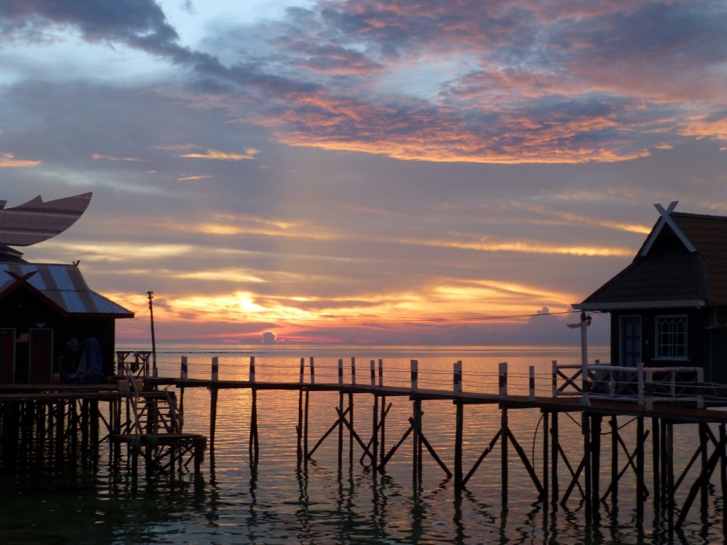 sunset from Mabul