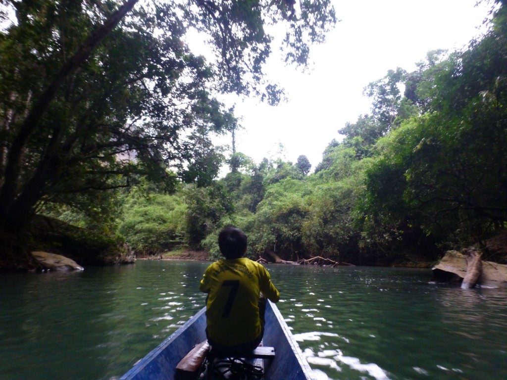 on the way to the cave, just before it got too dark to see anything...