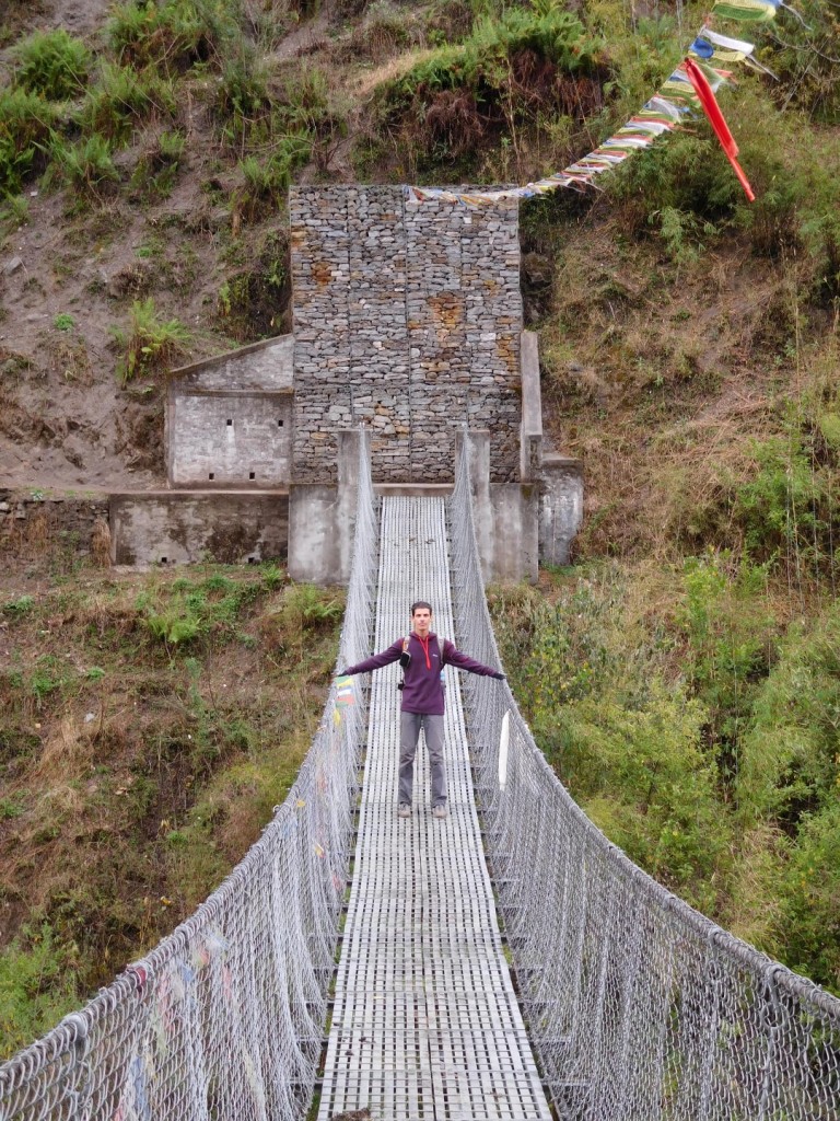 One of the many swing bridges