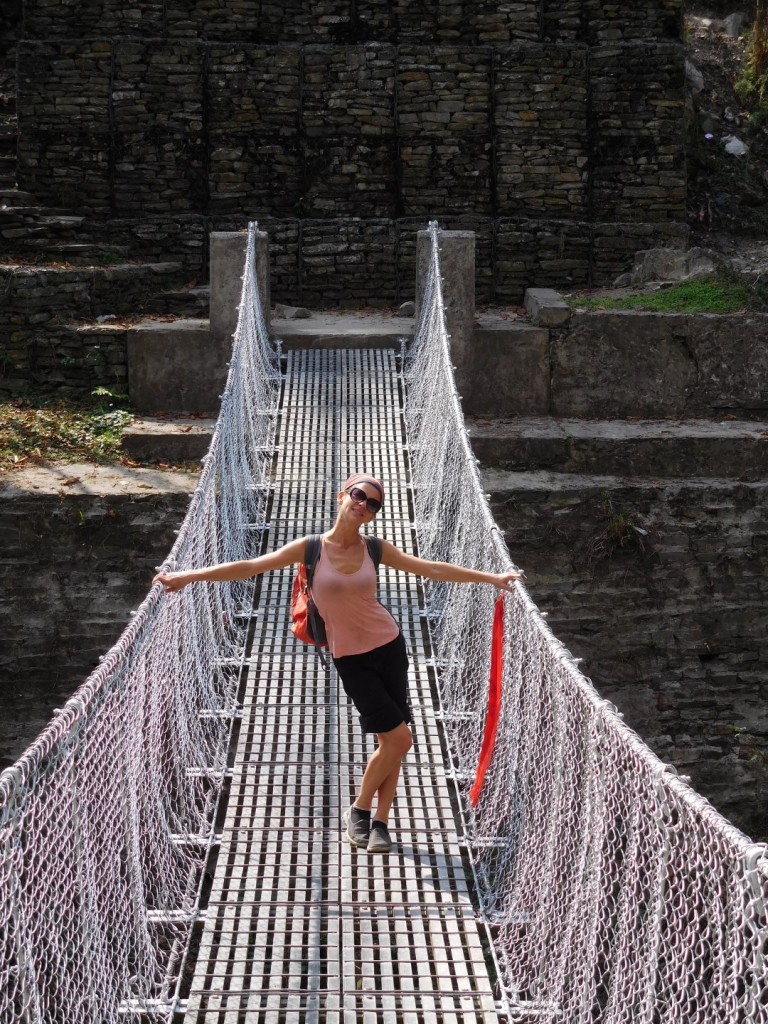 Another swing bridge on our last day!!