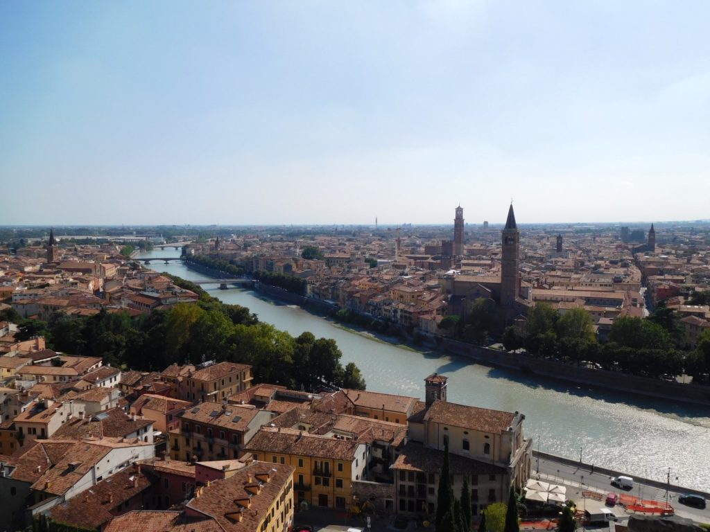 Verona... the view from our campsite